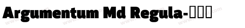 Argumentum Md Regula字体转换
